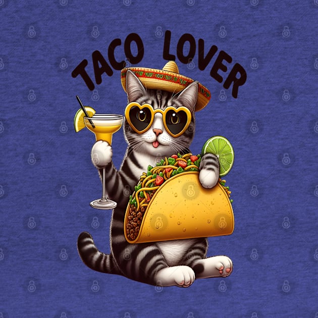 Cool Cat Enjoying Taco Tuesday by coollooks